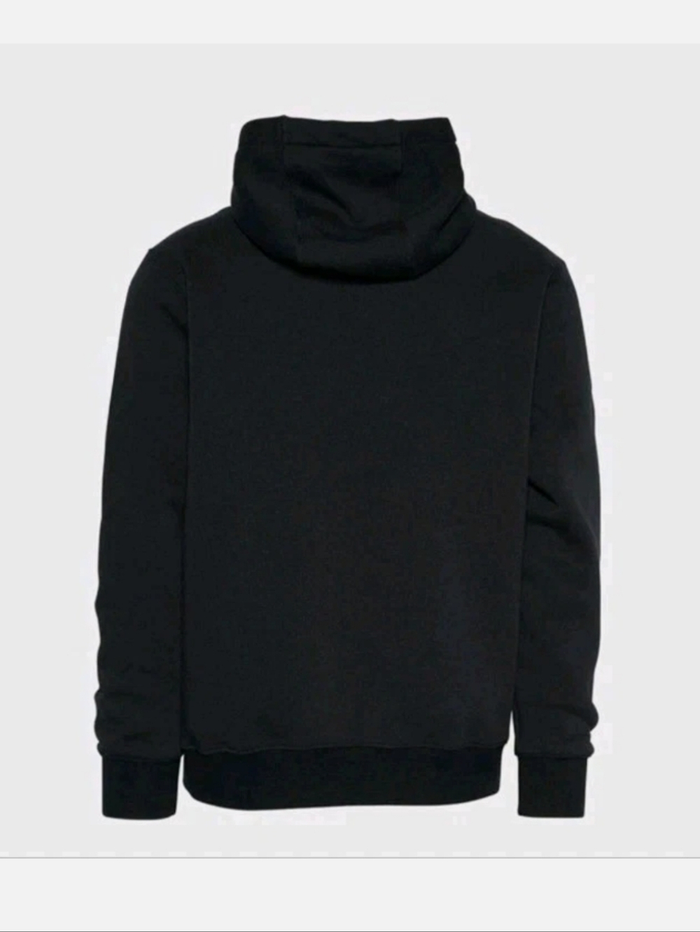 NWT Men's Nike Black Hoodie with White Nike Air Logo - Picture 2 of 4